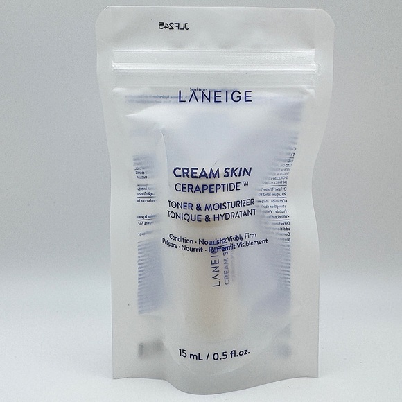 Laneige Cream Skin Cerapeptide Moisturizing Toner .5 fl oz 15ml Travel Size Mini - Picture 1 of 6